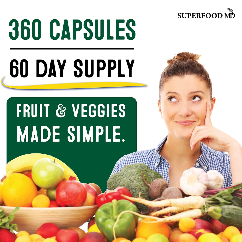 Superfood MD double-sealed cap indicating freshness