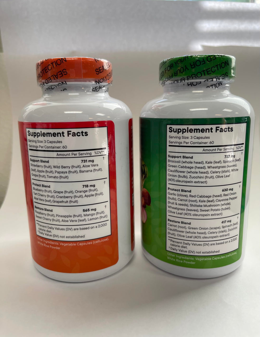 Superfood MD soy-free vegan and gluten-free icons