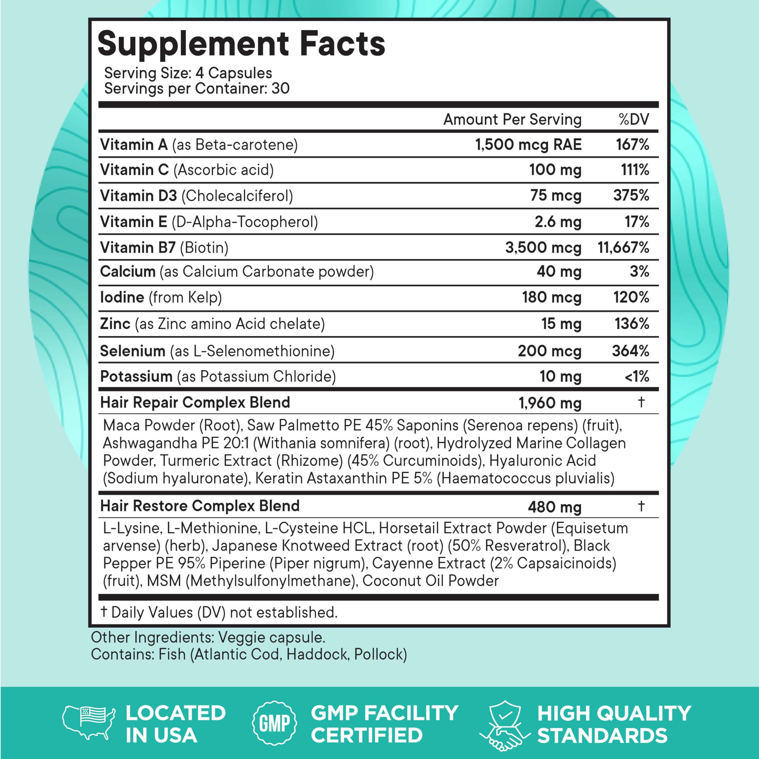 Natural ingredients blend visual in Superfood MD Women's Balance formula.