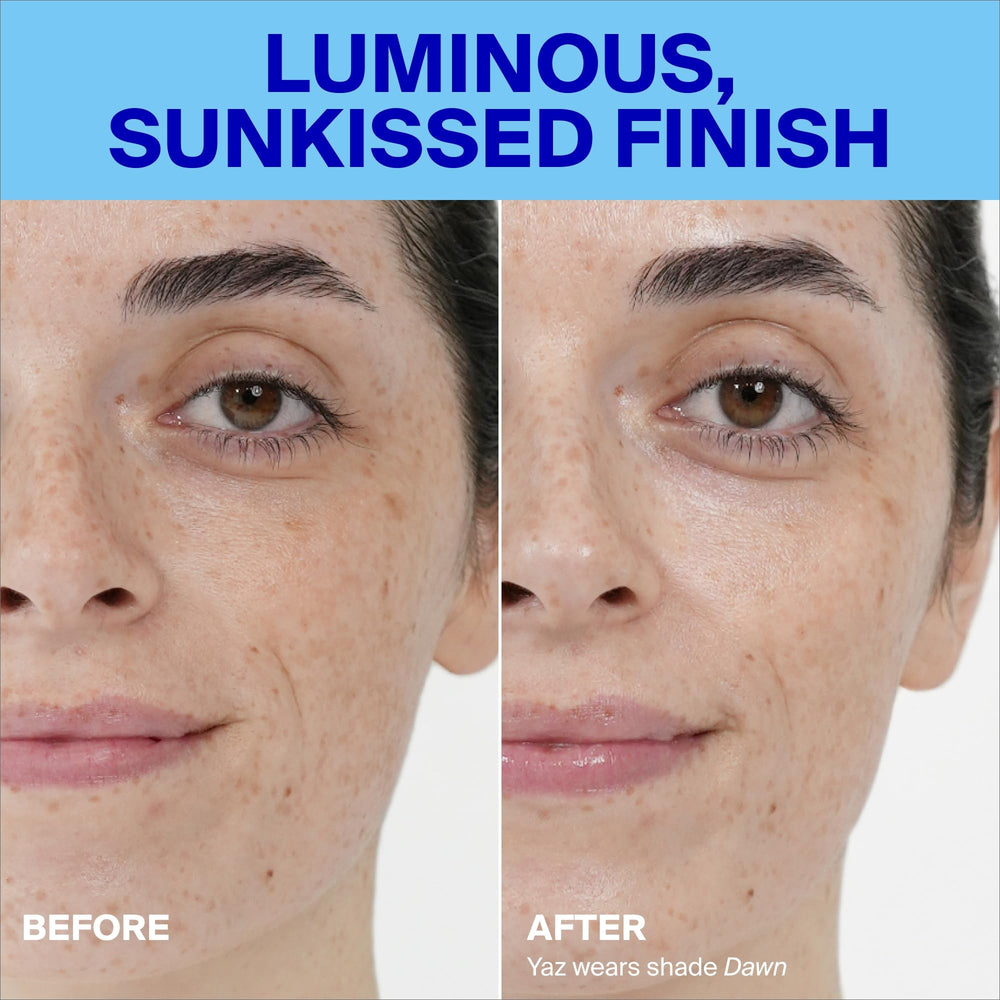 Glowscreen Dawn hydrates for a plump, moisturized look