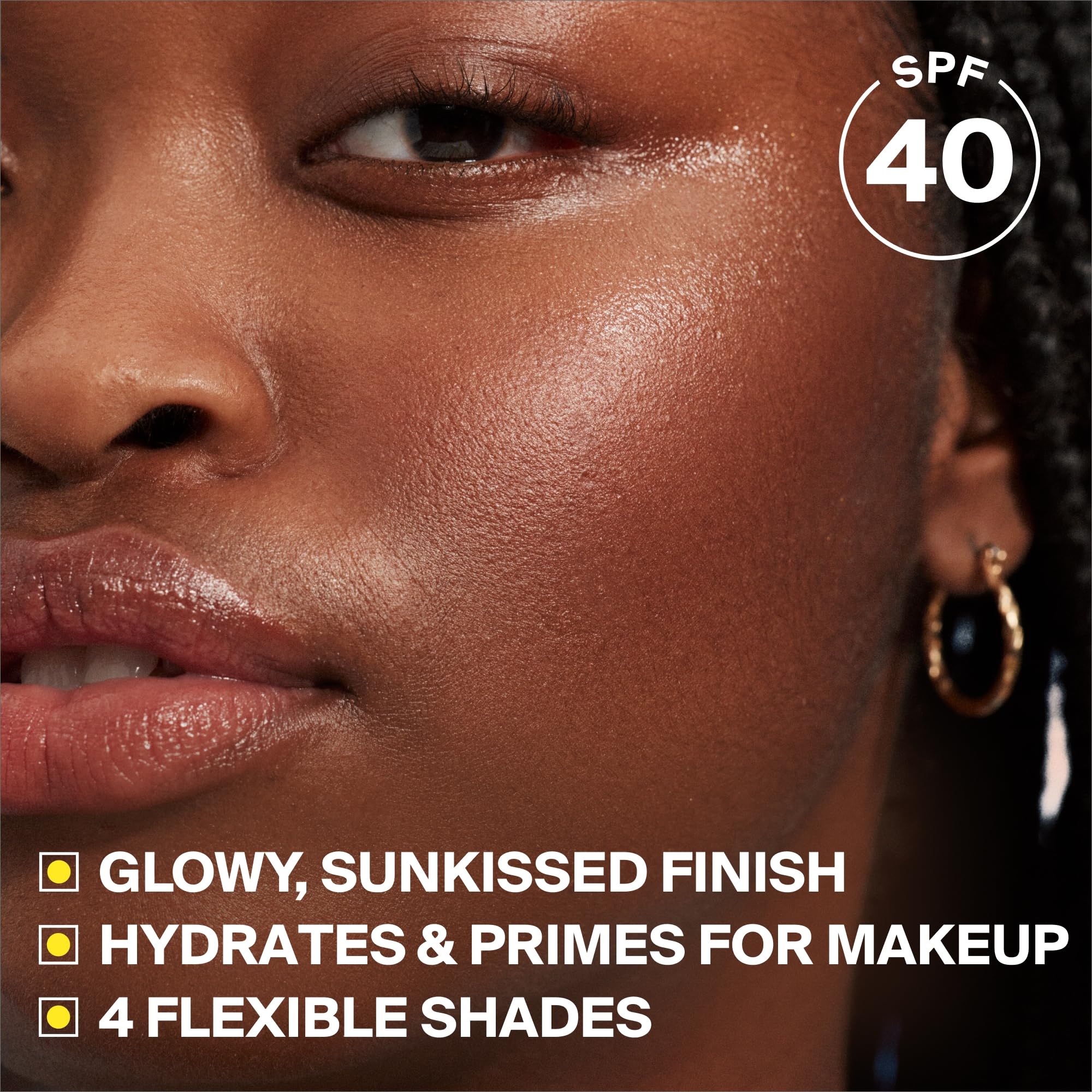 Glowscreen Dawn primes skin for makeup with a glow