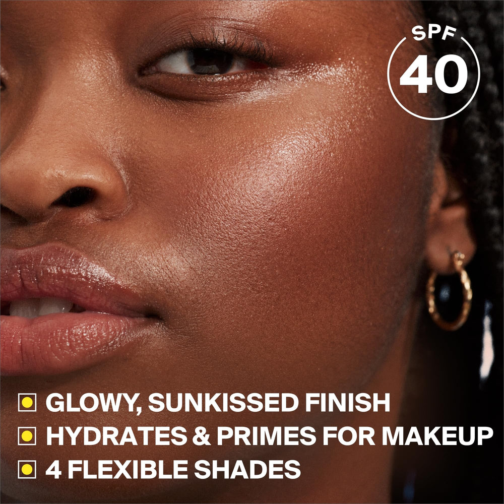 Glowscreen Dawn primes skin for makeup with a glow