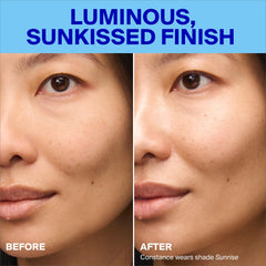 SPF 40 label highlights broad spectrum protection in a sleek tube.
