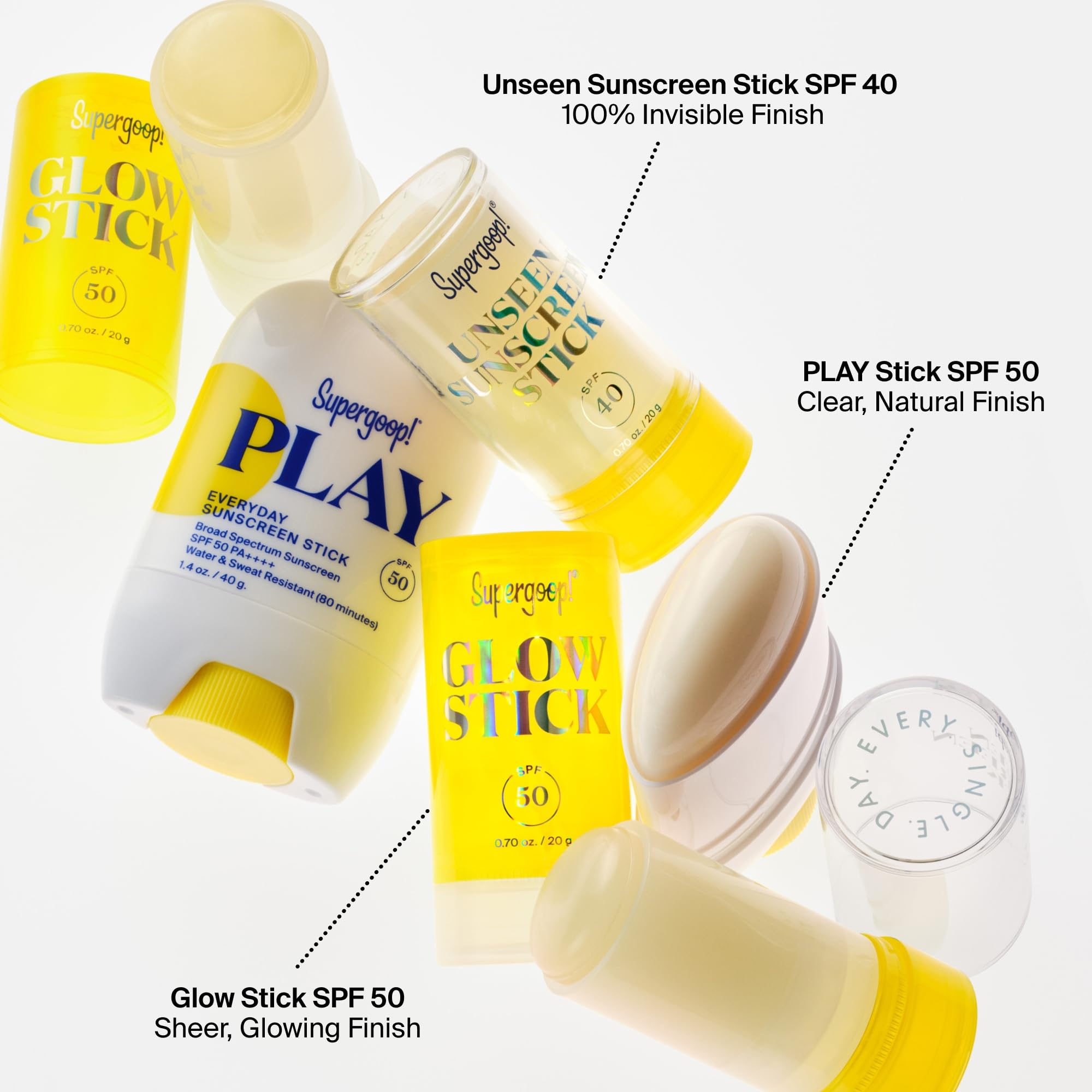 Twist-to-expose application makes reapplication after skincare easy.