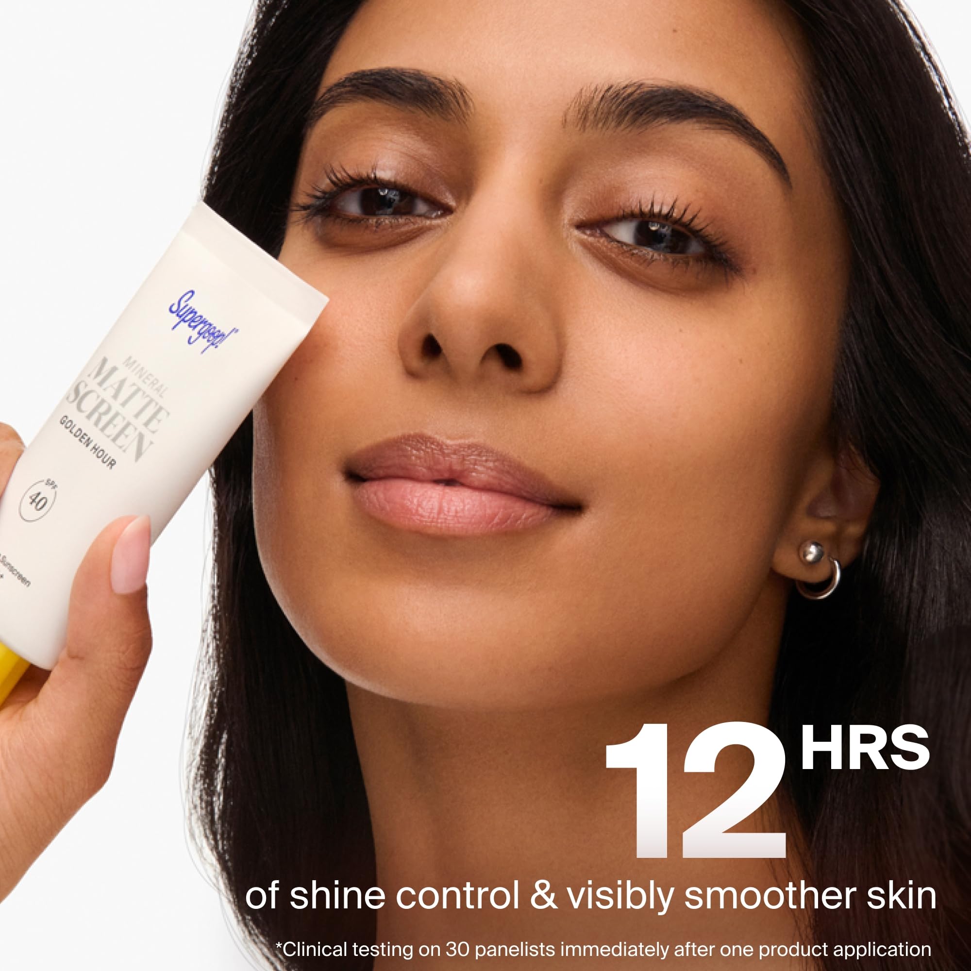 Bamboo extract reduces visible radical effects in Mattescreen by Supergoop.