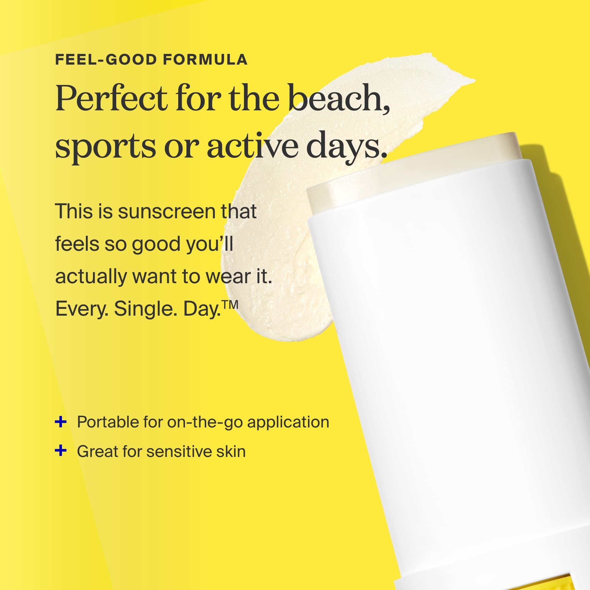 Supergoop PLAY Mineral Stick withstands water and sweat for active days.