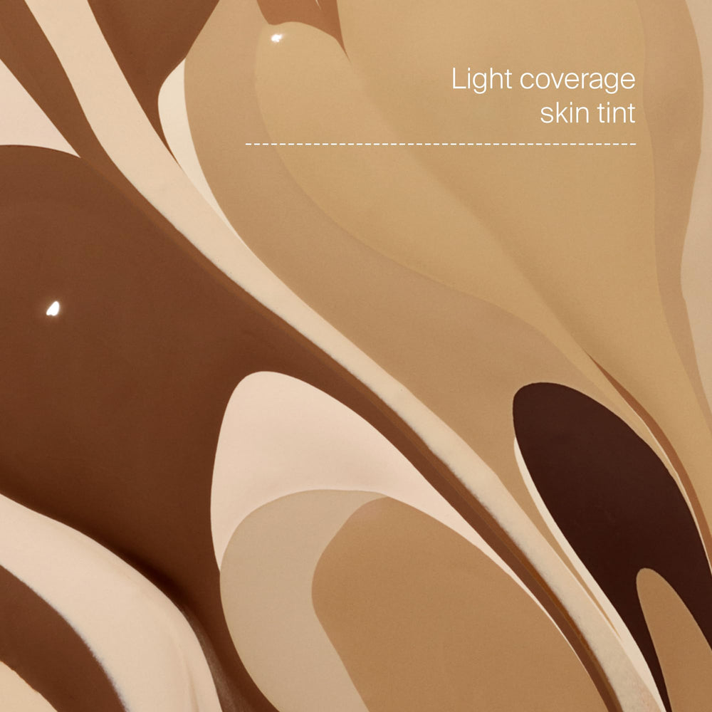 Supergoop! Protec(tint) SPF 50 displays the 14-shade range clearly.