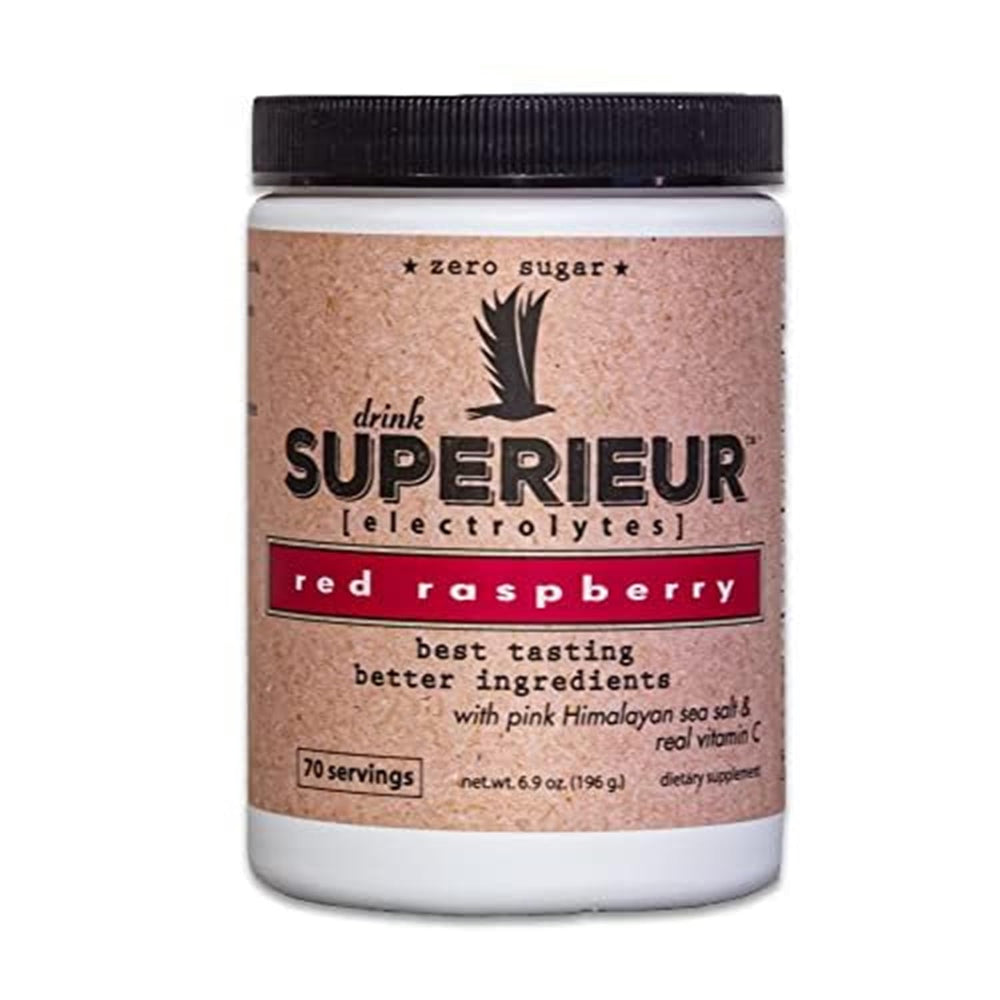 Ready-to-mix canister and bottles with Superieur Electrolytes for active use.