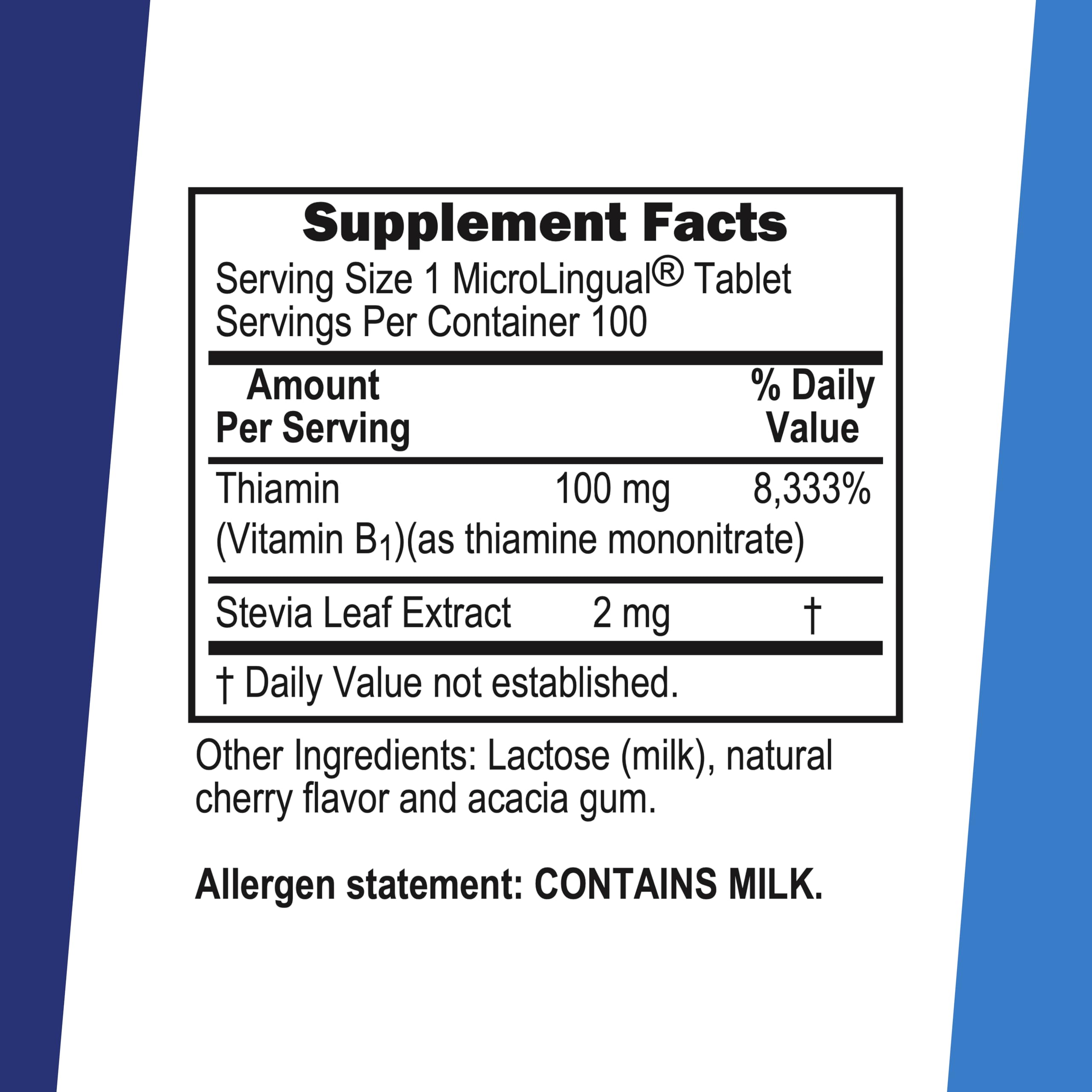 Superior Source B-1 tablets dissolve under the tongue for quick absorption