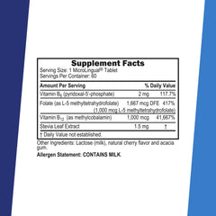 Superior Source No Shot B6 methylfolate tablets support cellular health and balance.