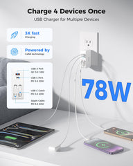 SUPERONE USB-C and Apple cables ready for iPhone and iPad charging