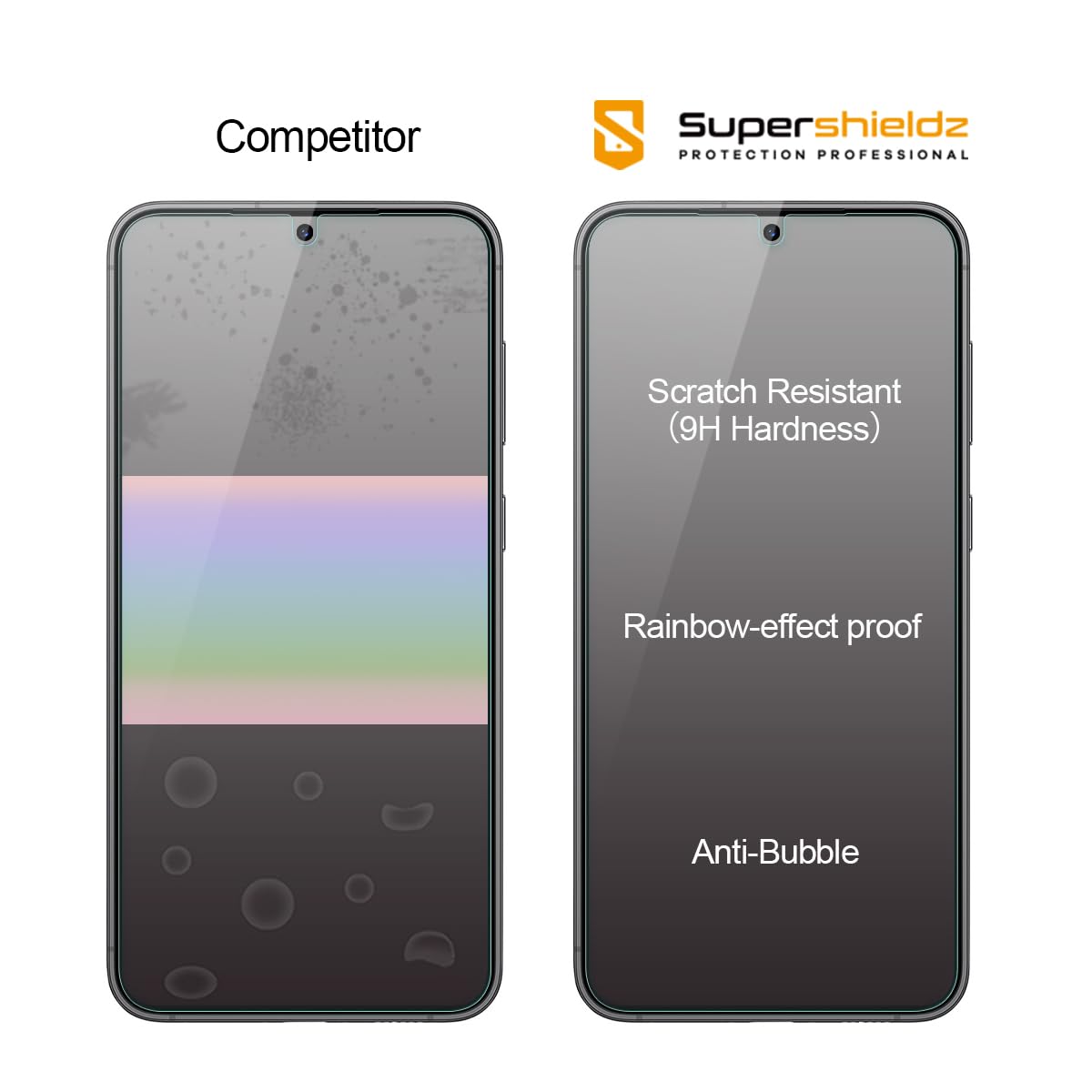 Supershieldz S24 Plus bubble-free installation preserves touch response