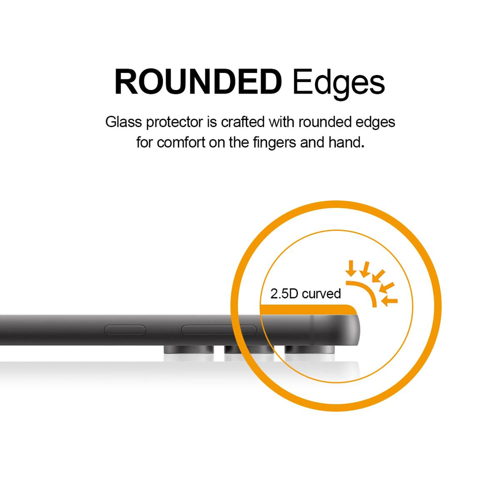 Supershieldz S24 Plus precise fit enhances edge-to-edge coverage