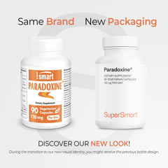 Supersmart Paradoxine capsules on a wooden surface for convenient daily use.