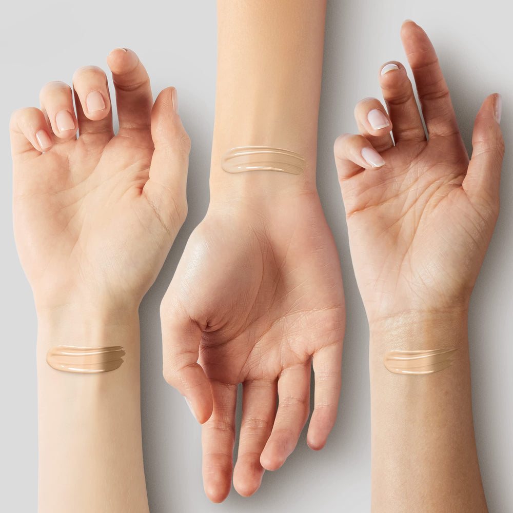 SuperThinker Air Cushion CC Cream liquid texture appears light and breathable.