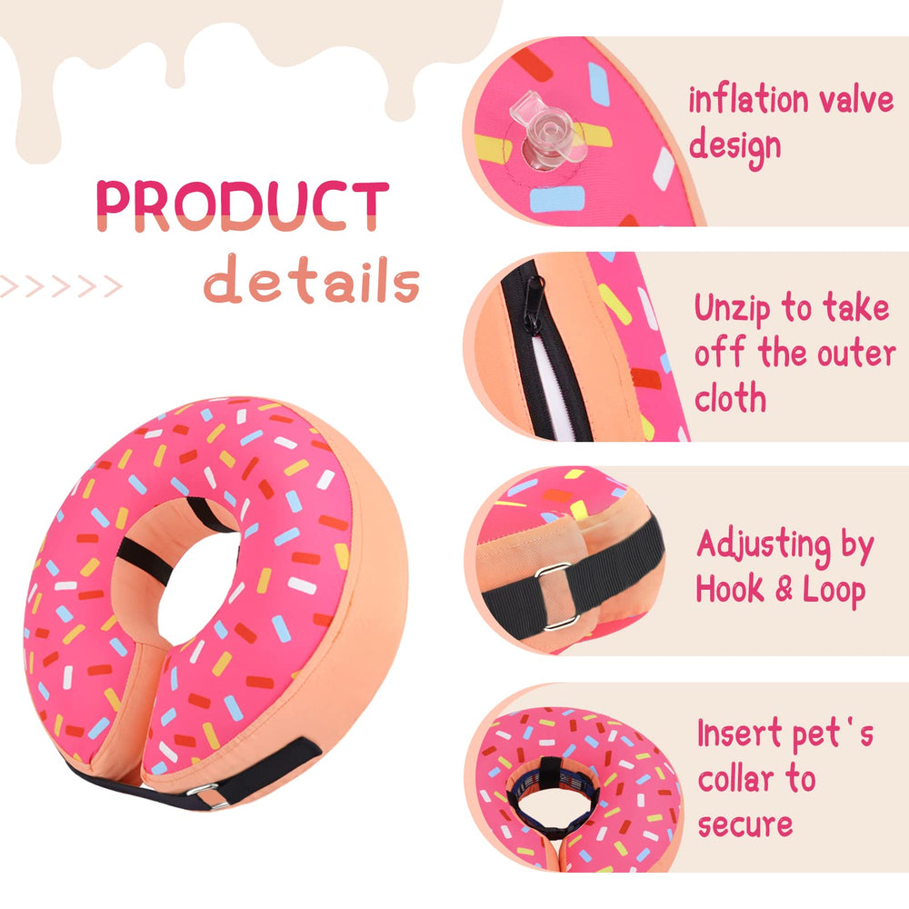 Supet neck-size measure guide helps achieve accurate, comfortable fitting.