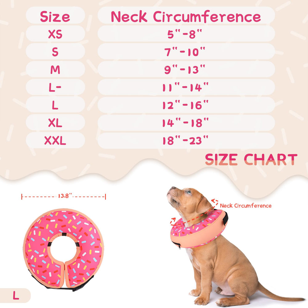 Supet clear visibility helps dogs observe surroundings while wearing the collar.