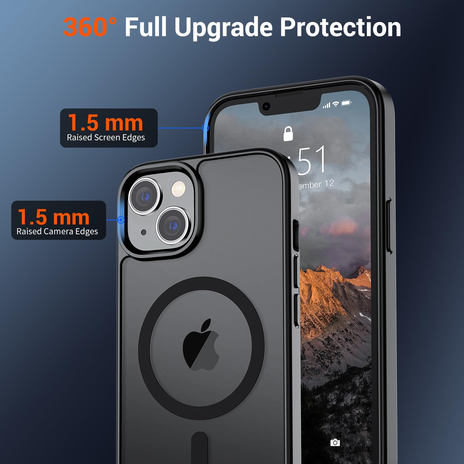 SUPFINE case with tactile buttons and quick press response.