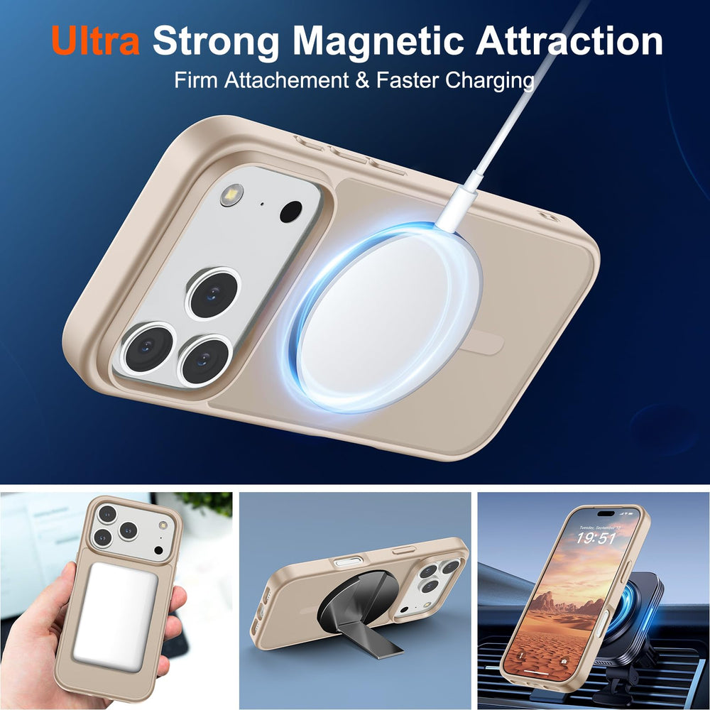 SUPFINE Desert Gold raised-edge protection enhances screen safety during drops.