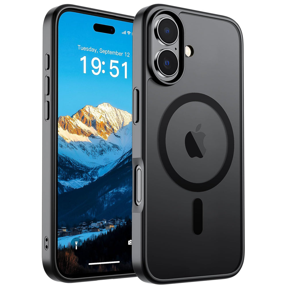 SUPFINE iPhone 17 magnetic case with magnet attachment for easy MagSafe charging.