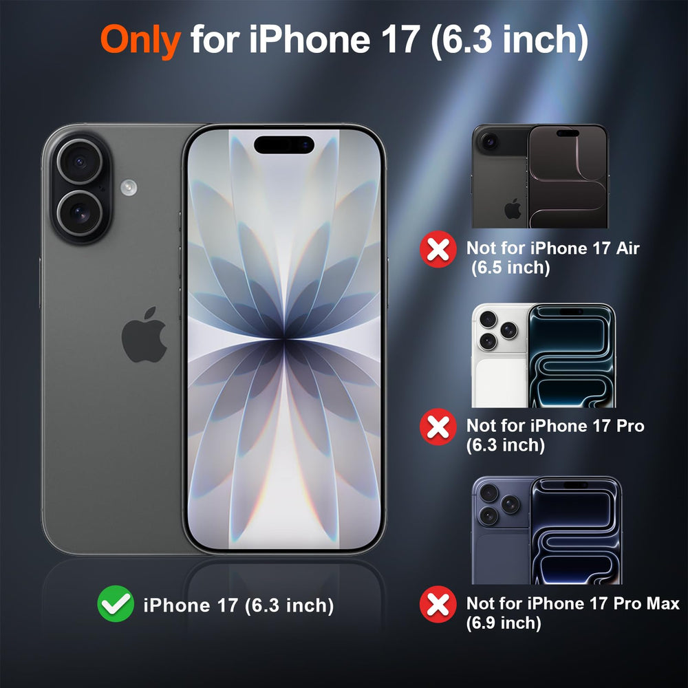 SUPFINE iPhone 17 matte translucent back for premium grip and smudge resistance.