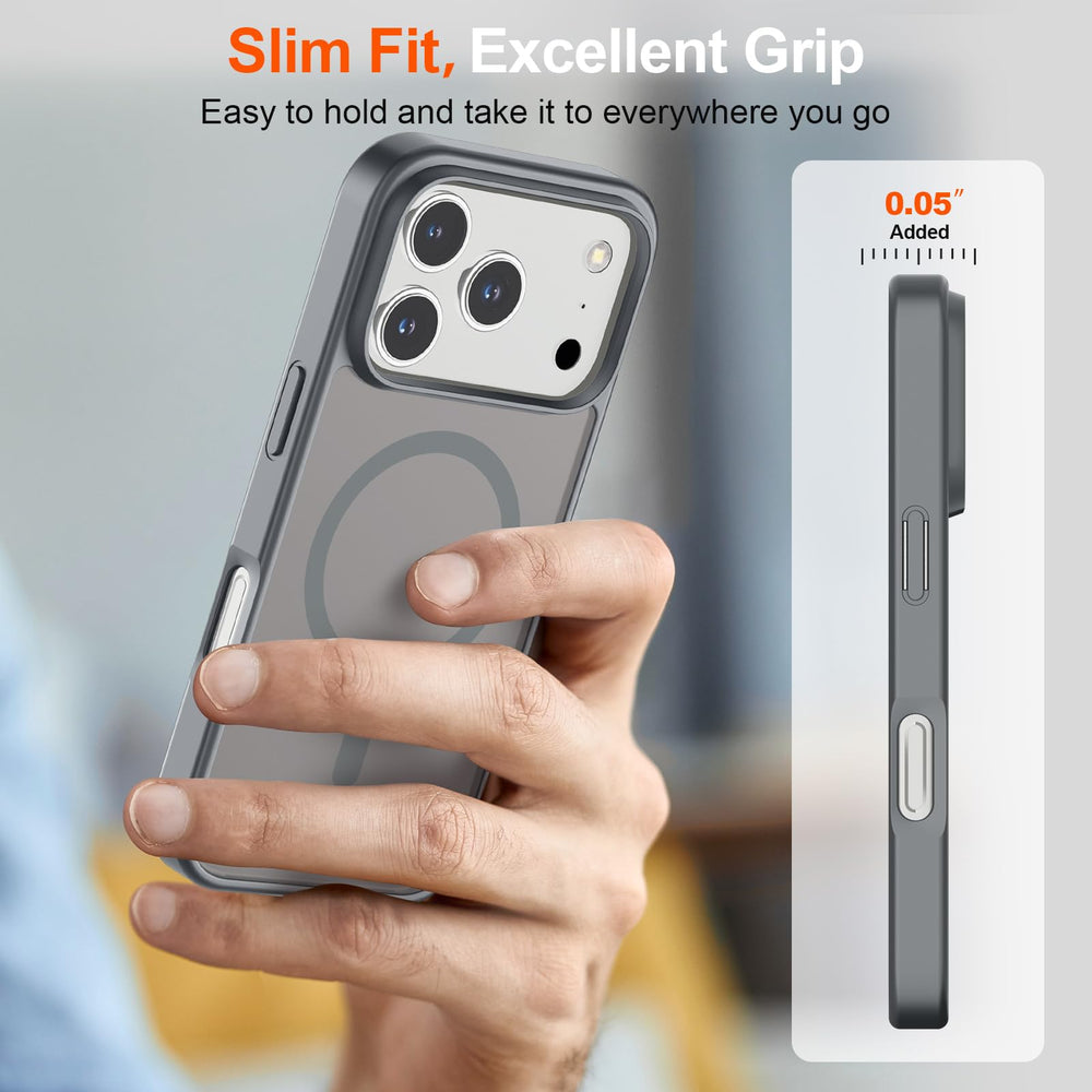 SUPFINE case featuring soft-touch buttons for effortless presses.