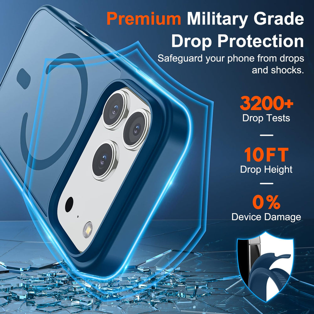 SUPFINE iPhone 17 Pro case translucent back highlighting premium texture and fingerprint resistance