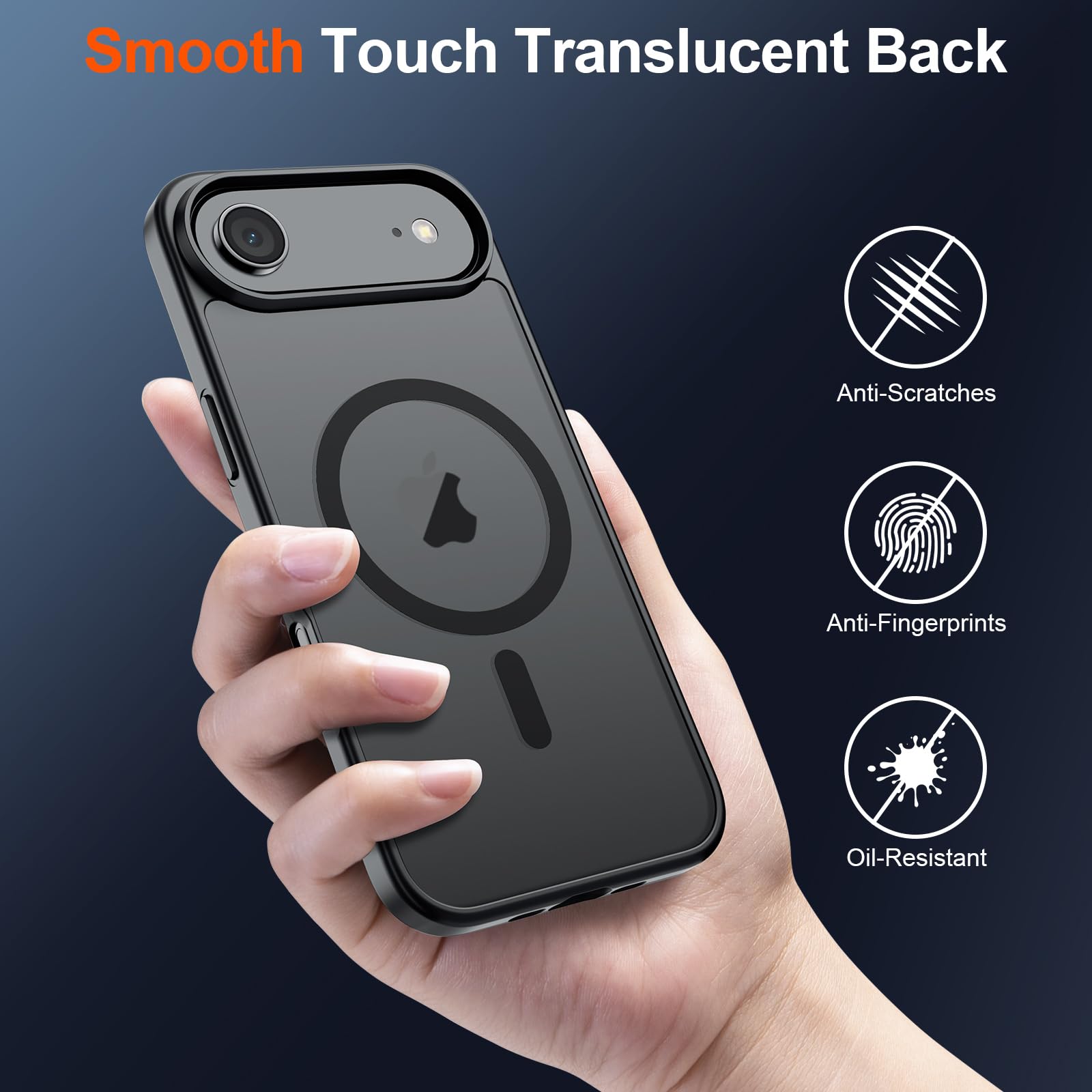 SUPFINE iPhone Air Case with protective camera lens frame for safer photography.
