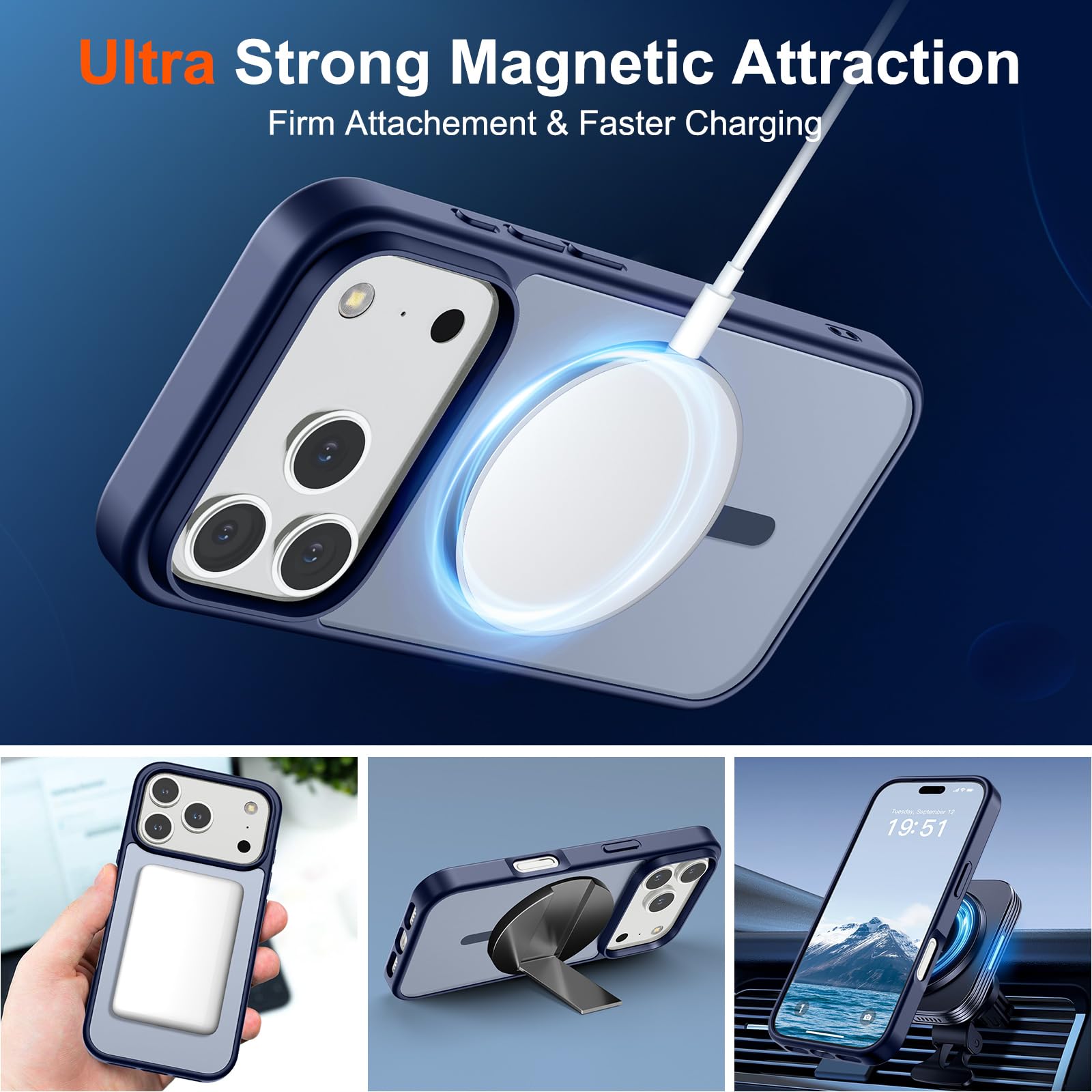 SUPFINE iPhone 17 Pro case raised camera protection and lens guard