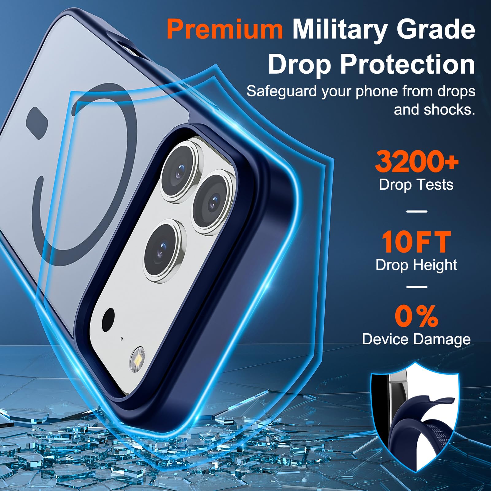 SUPFINE iPhone 17 Pro case matte translucent back resists smudges