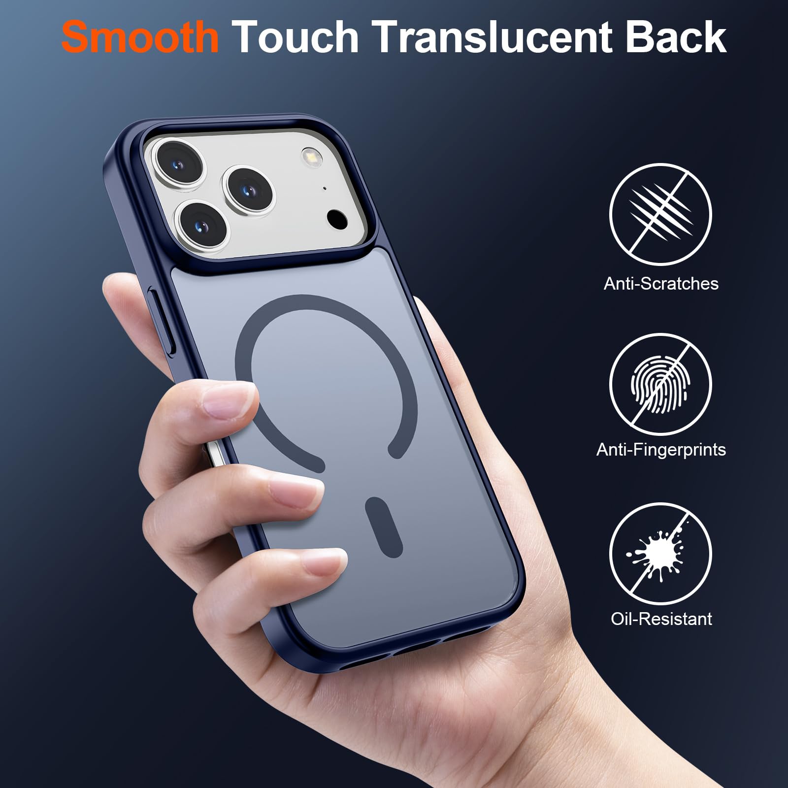 SUPFINE iPhone 17 Pro case raised screen protection and bezel guard