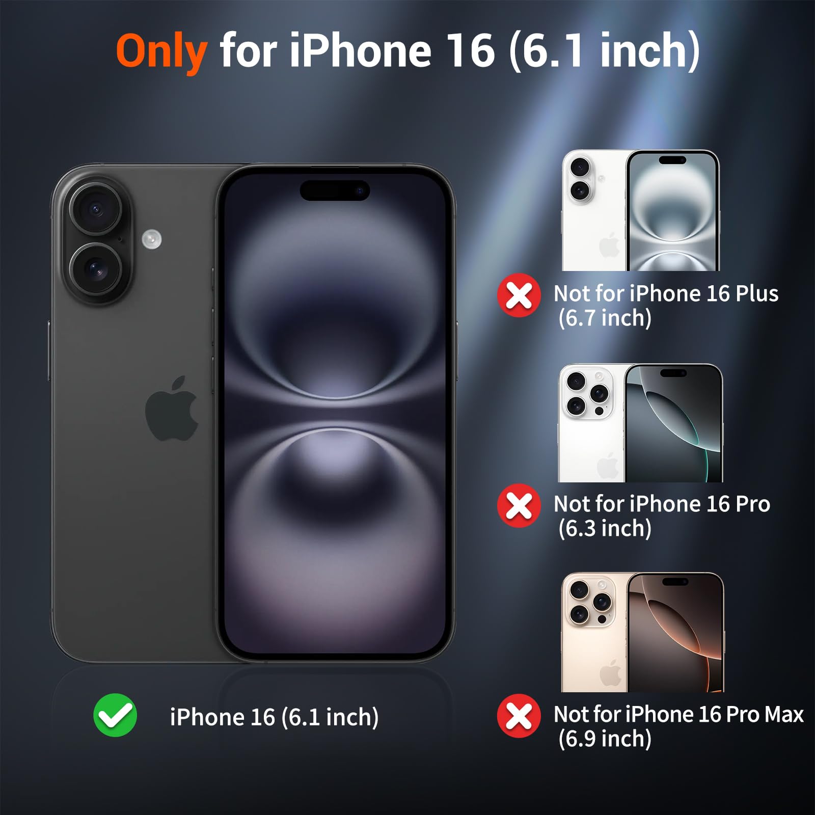 SUPFINE iPhone 16 case back matte translucent surface provides grip and smudge resistance.