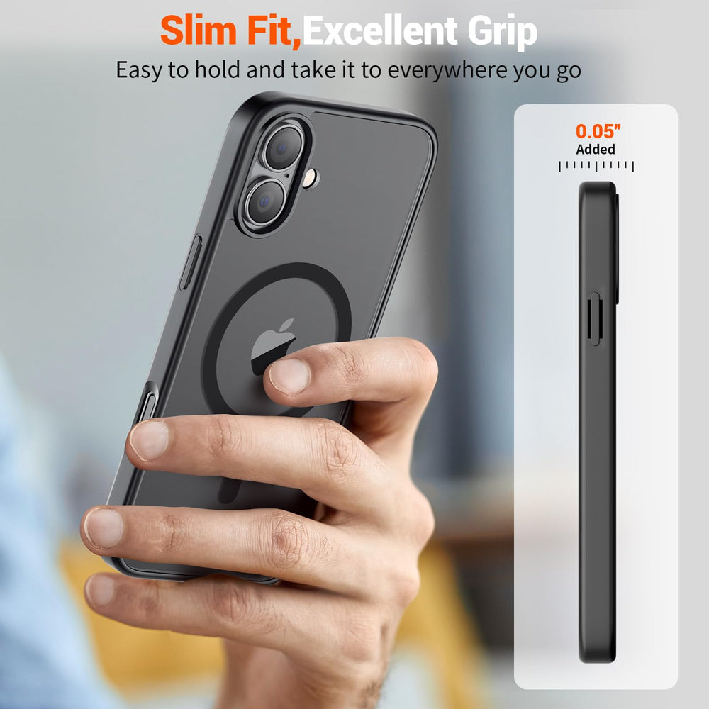 SUPFINE case surface resists fingerprints for a clean look.