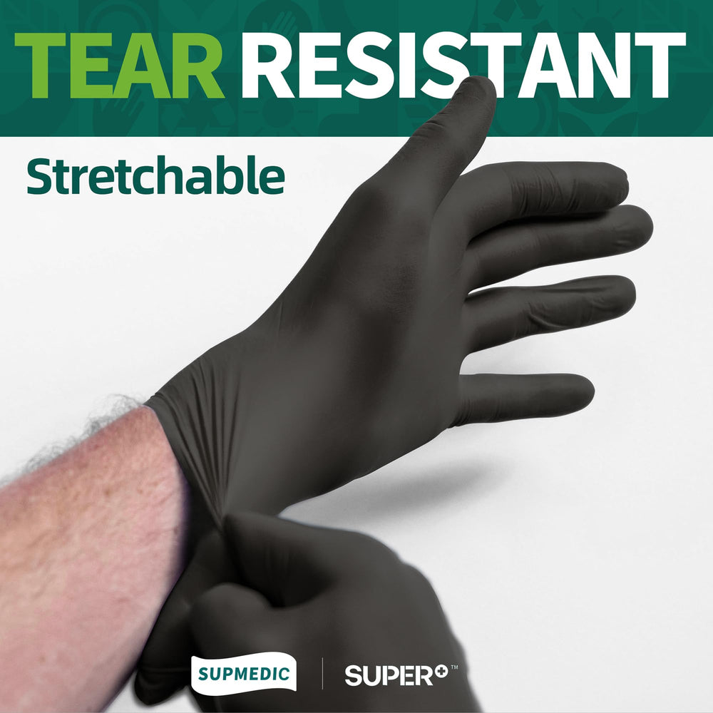 Food-safe performance for prep and kitchen cleaning with Supmedic gloves.