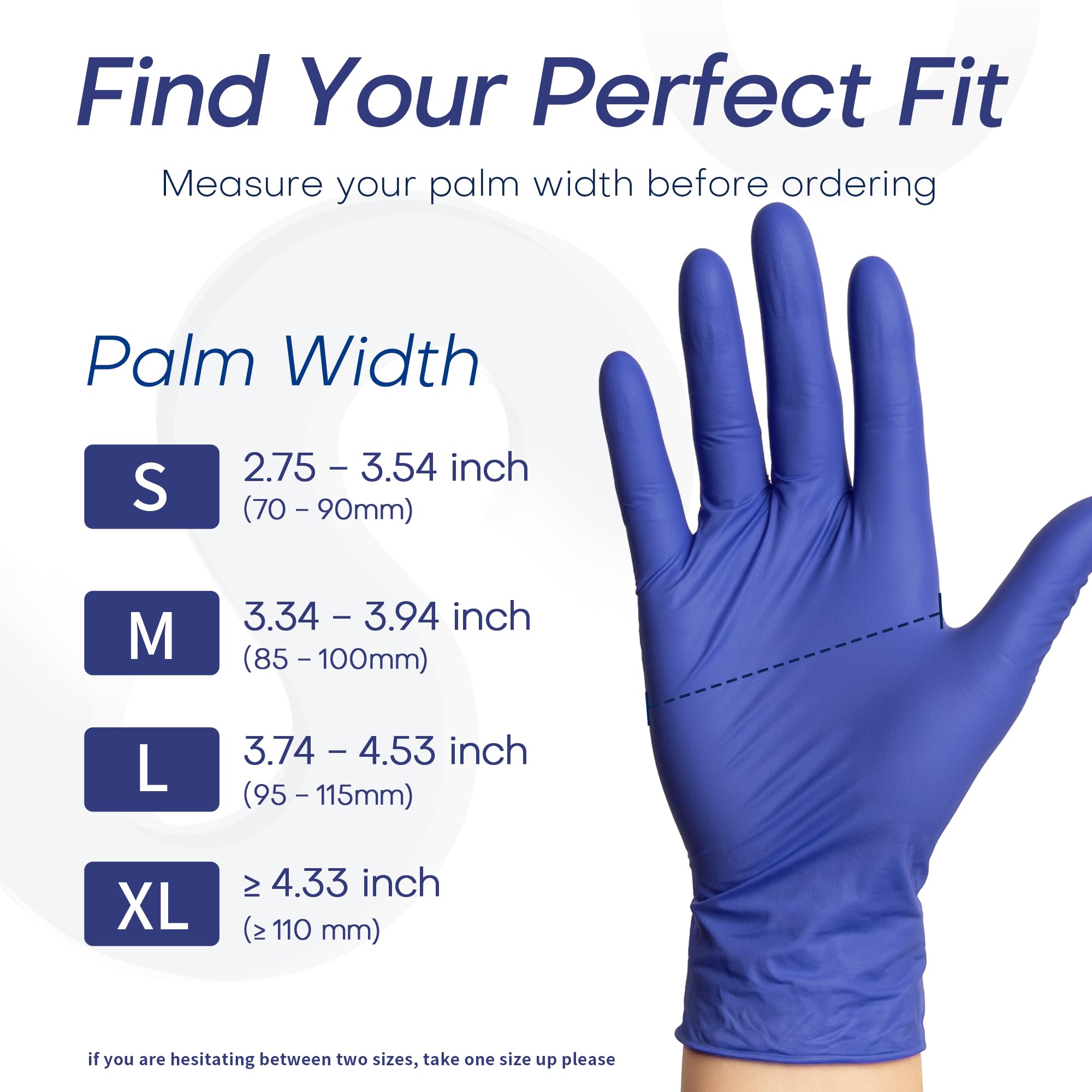 Supmedic blue-violet gloves stand out for quick checks.