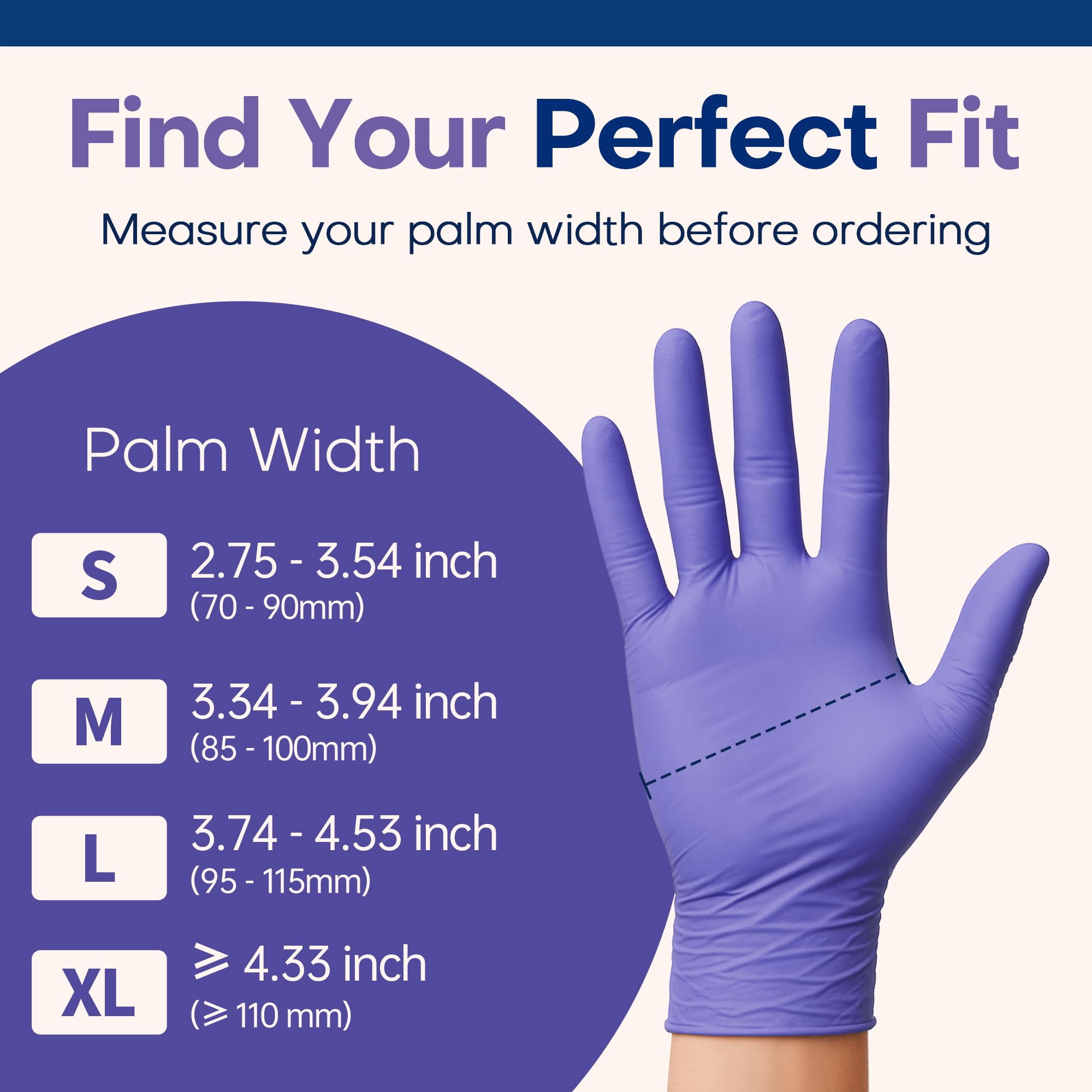 Food-safe Supmedic gloves suitable for safe handling and cleaning