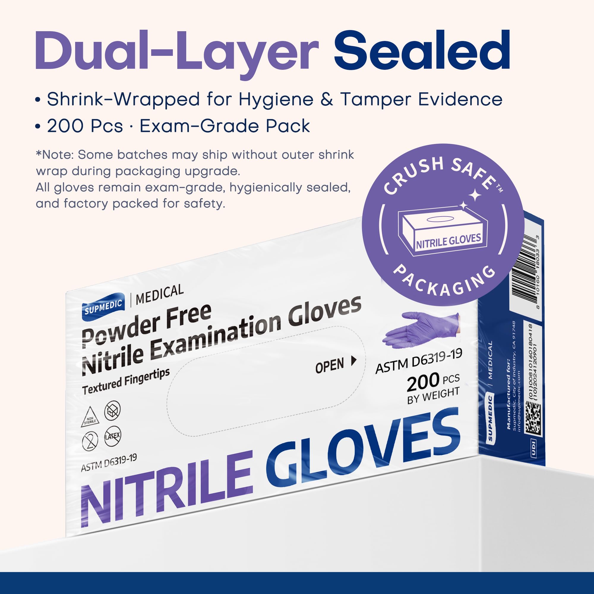 200-count pack offers bulk convenience for clinics and kitchens