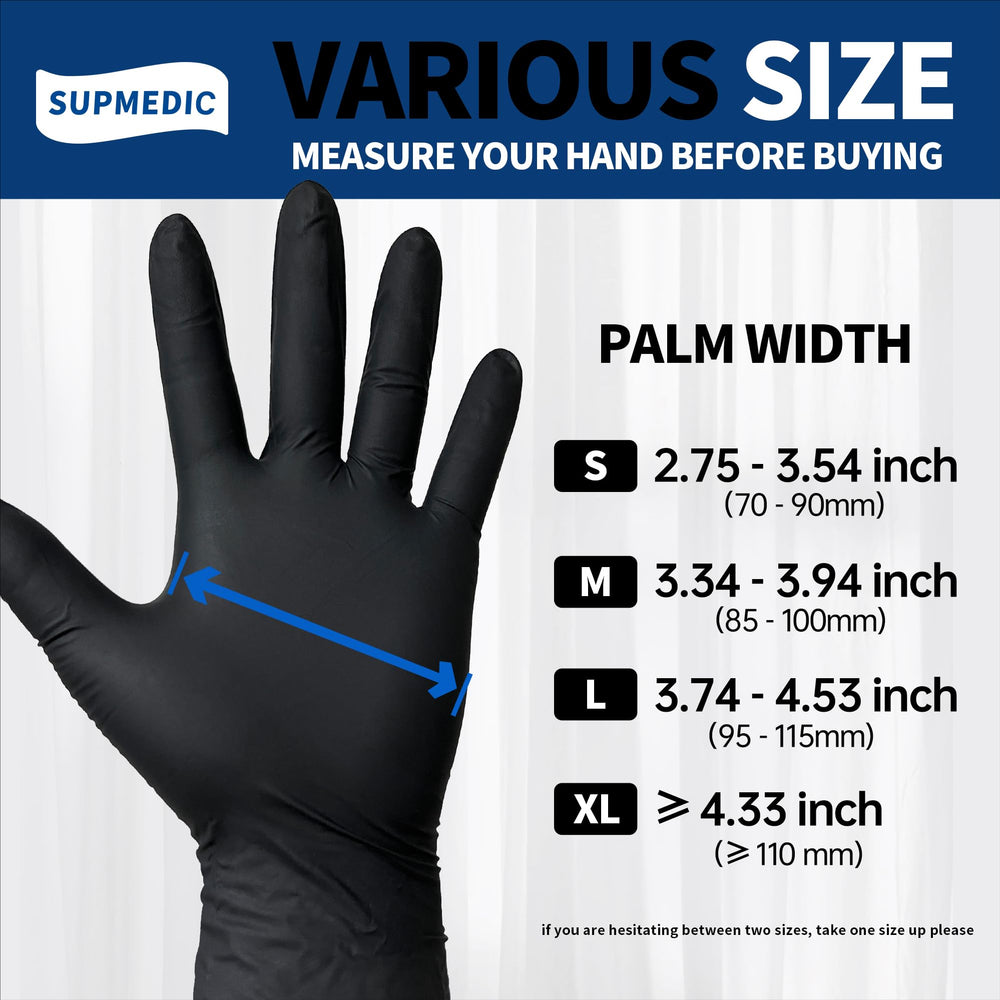Powder-free, latex-free Supmedic gloves reduce irritation risks.
