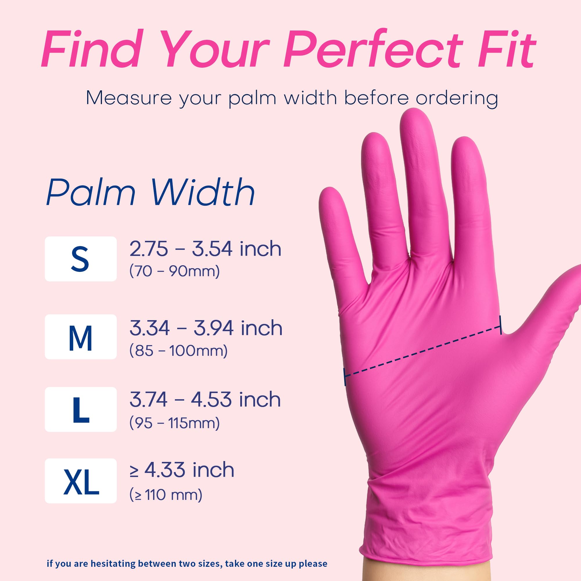 Supmedic Nitrile Gloves Rose Orchid durable protection for daily tasks