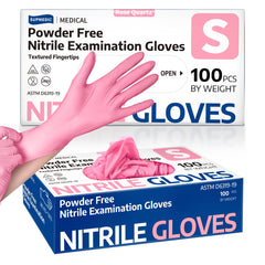 Supmedic rose quartz nitrile gloves box top with easy access