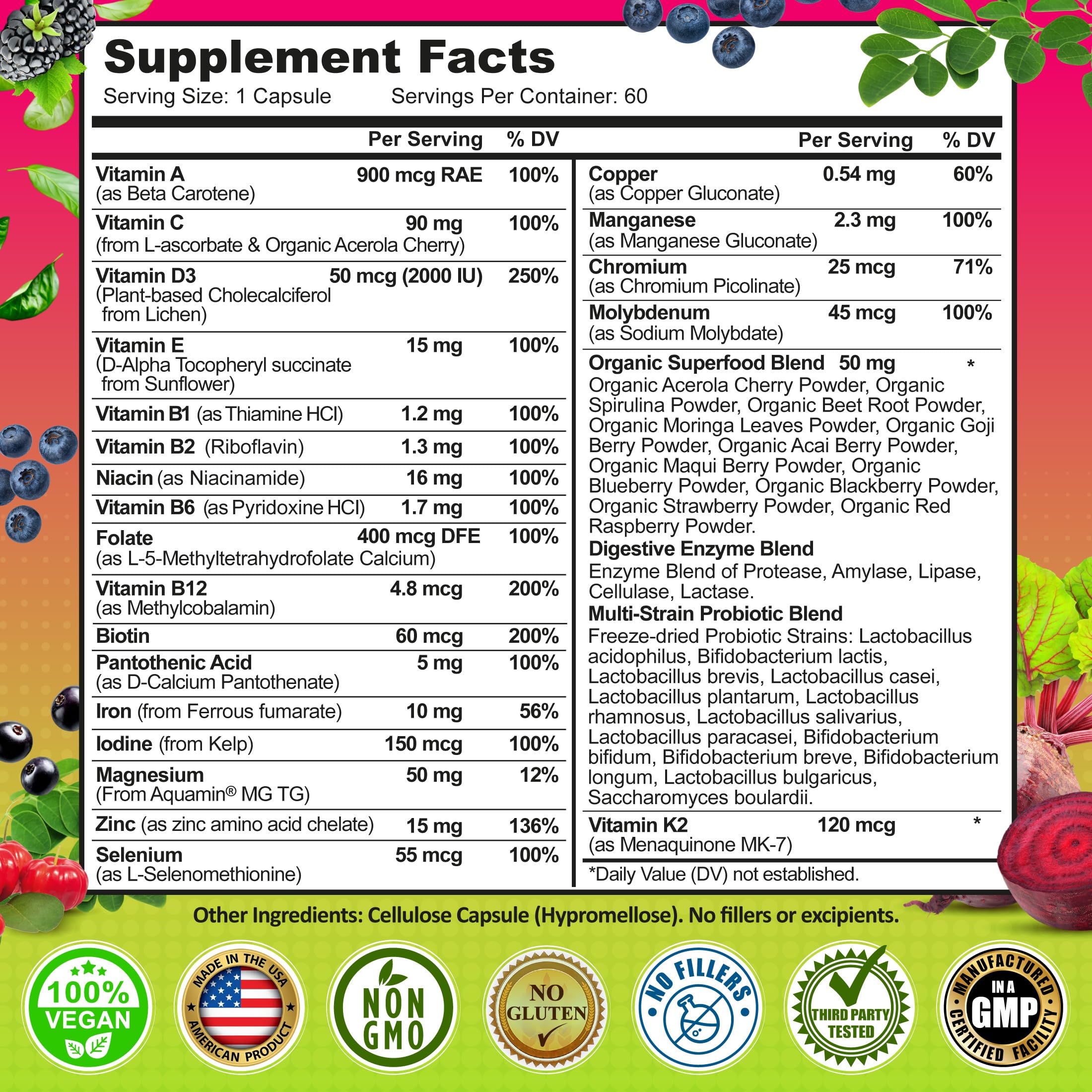 SUPPLEMENTS STUDIO made in USA in cGMP facility with strict quality control