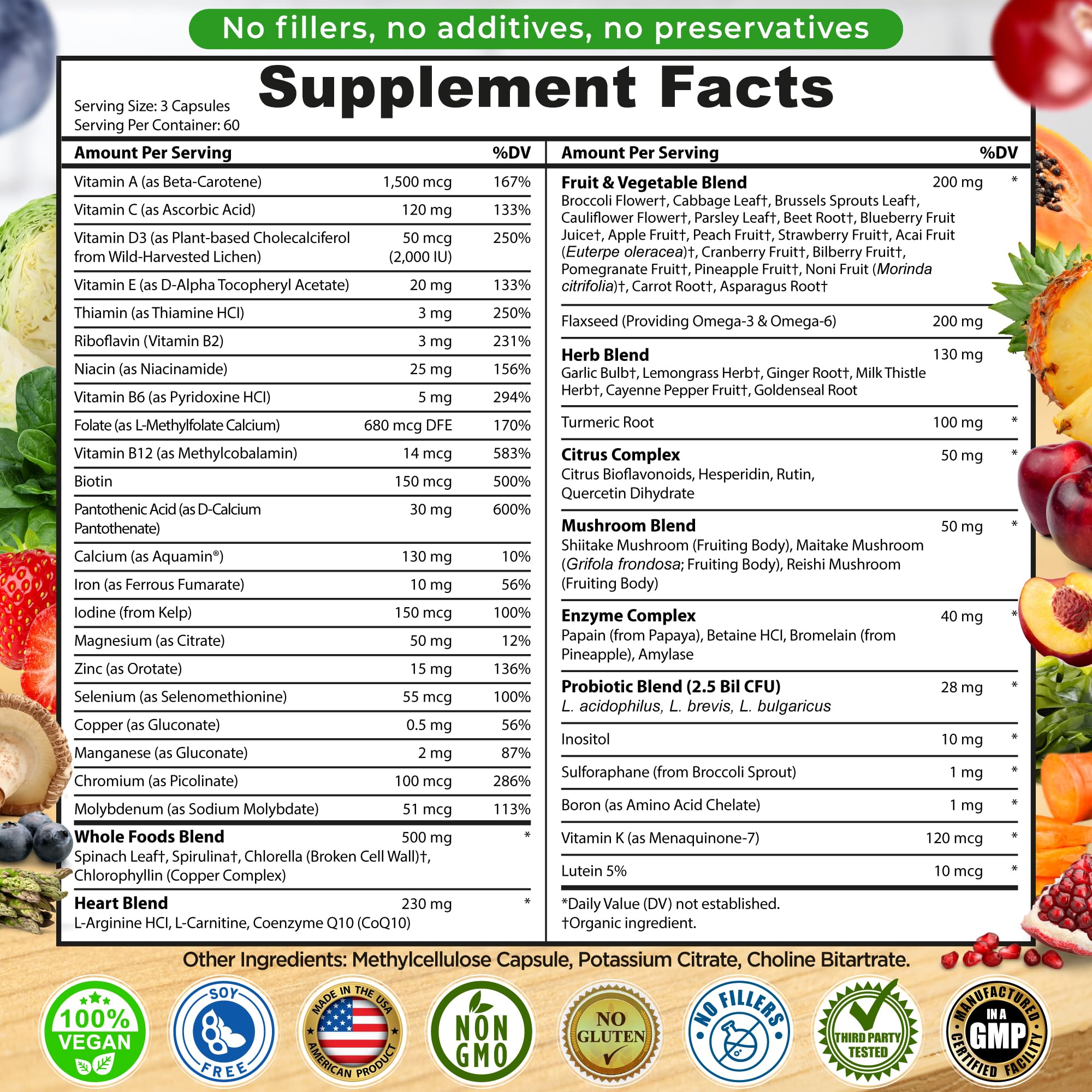 SUPPLEMENTS STUDIO USA-made label signals high-quality manufacturing.