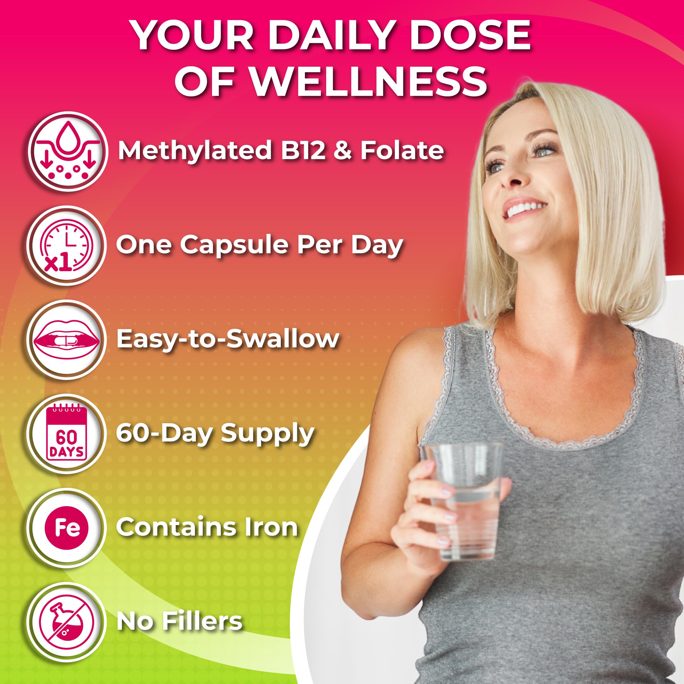 SUPPLEMENTS STUDIO vegan multivitamin capsules easy to swallow for everyday energy