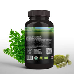 SUPREME HERBALS organic certification label, ensuring trusted organic quality