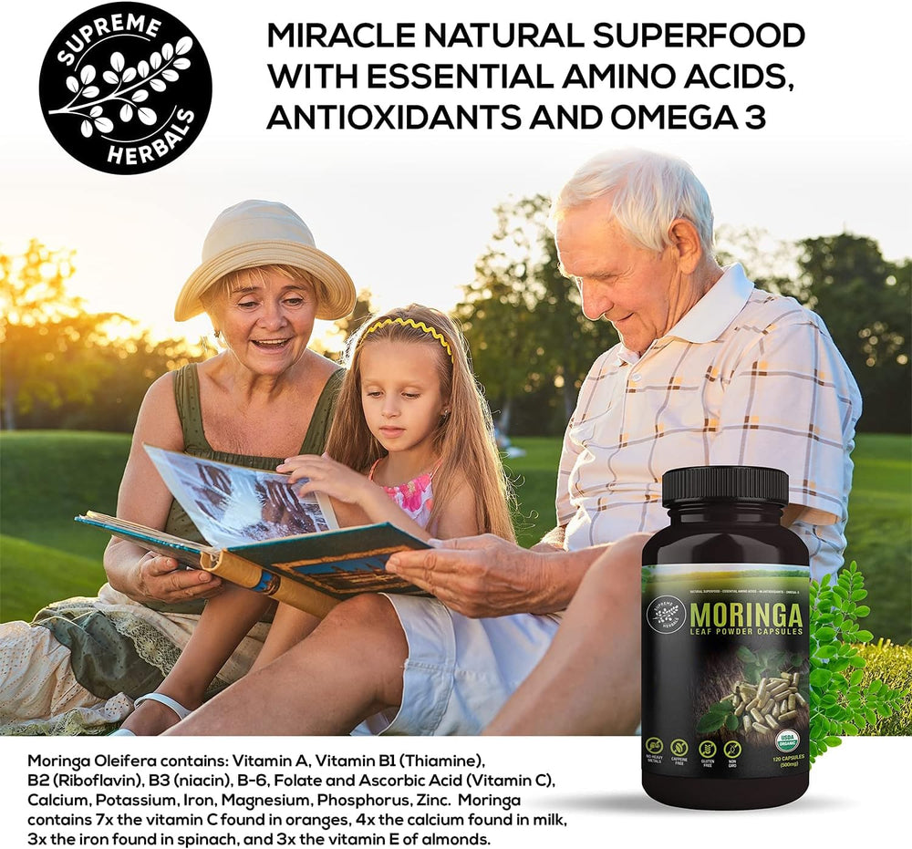 SUPREME HERBALS USDA Organic facility packaging, high manufacturing standards