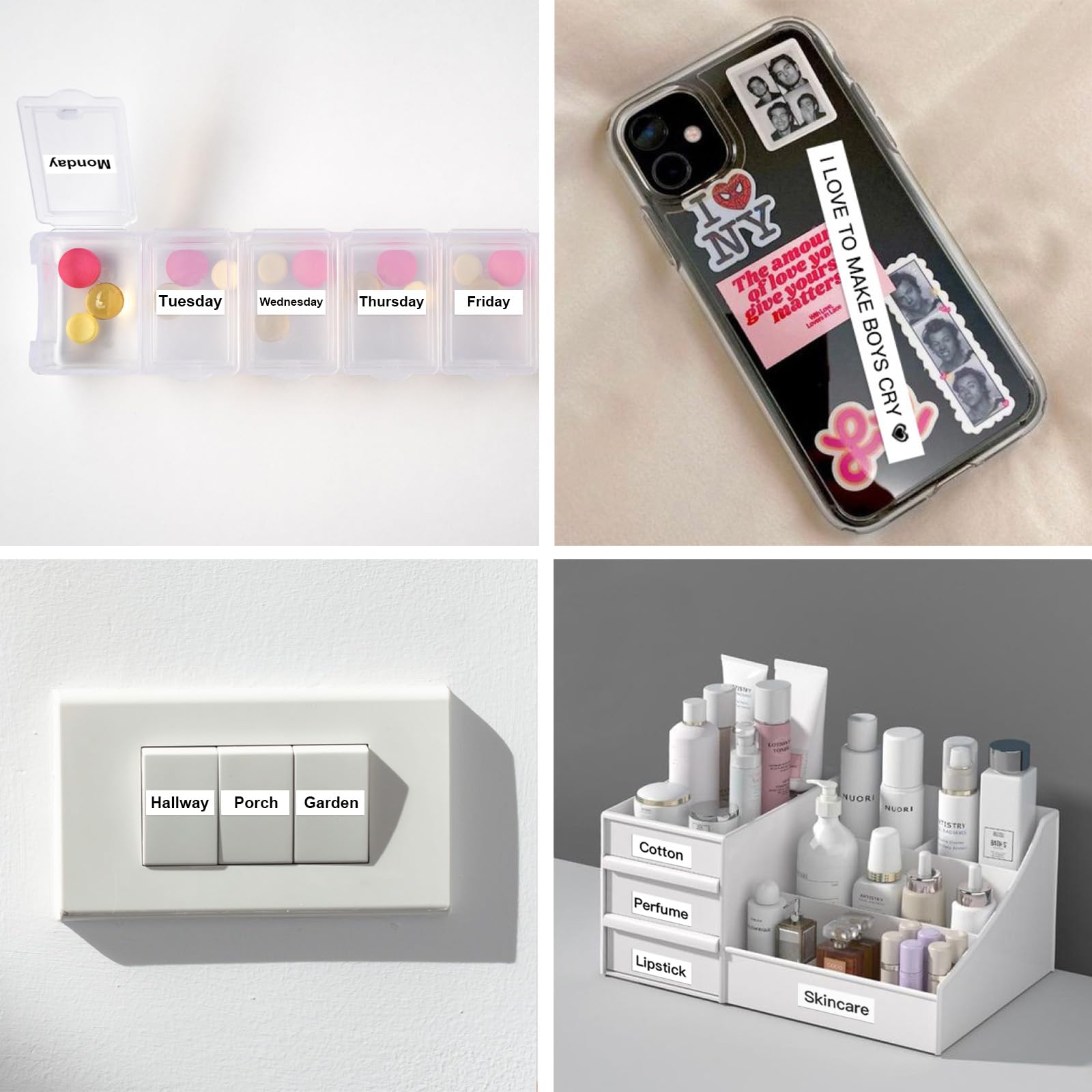 SUPVAN E10 compact design fits home, office, and school labeling tasks