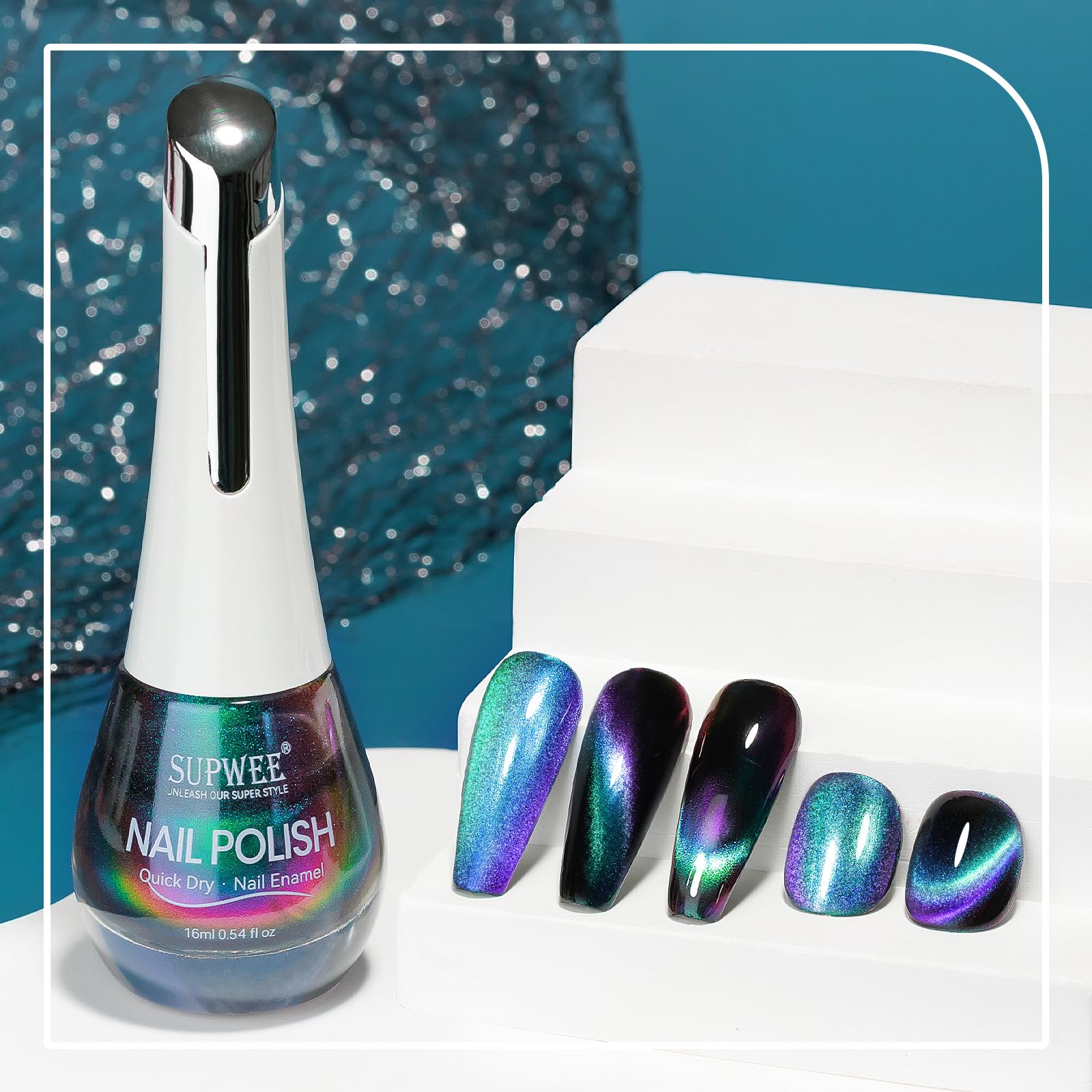 SUPWEE dual-step magnet technique for sharp lines