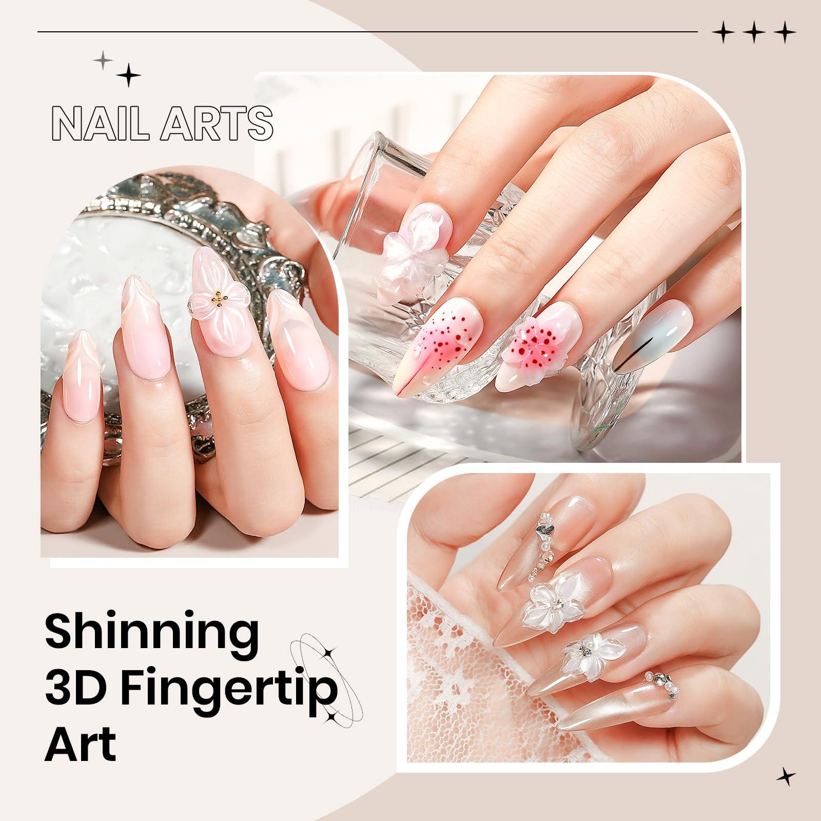 SUPWEE natural resin formula with low odor for skin friendly nail art sessions