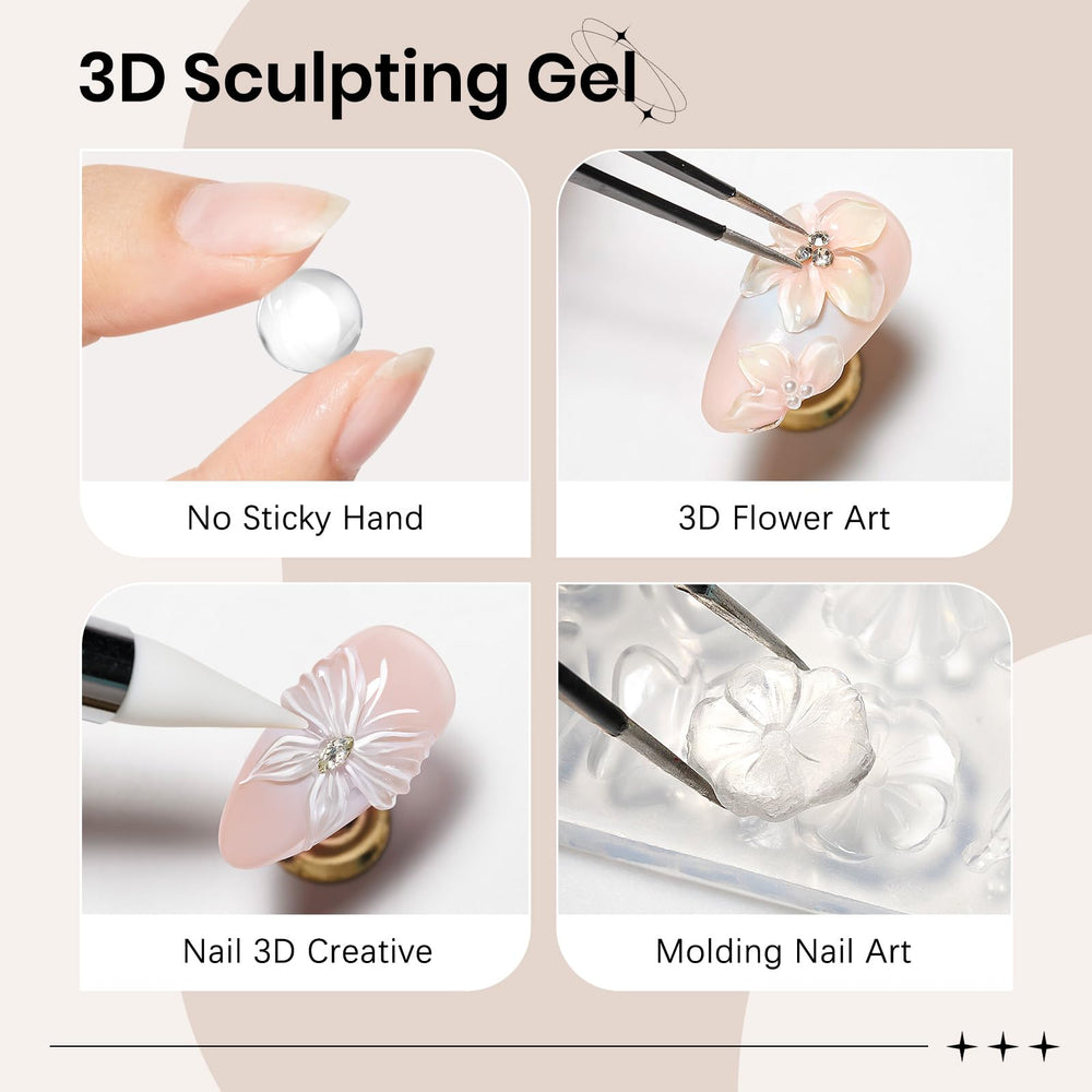 SUPWEE solid nail gel for sculpting and carving with a solid texture