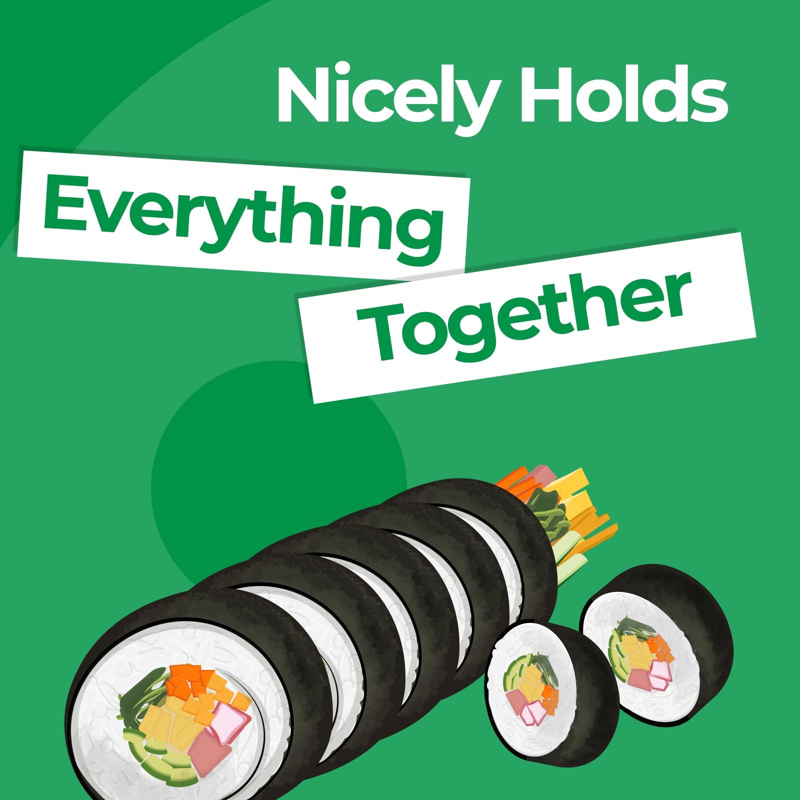 Surasang gimbap sheet ready for Korean-style rice rolls.